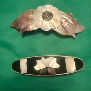 Mother of Pearl  Hair Clip Set